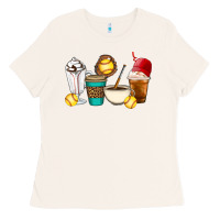 Bone Softball coffee cups Ladies Tee - Artiststas