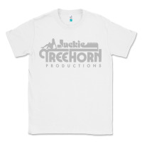 White jackie treehorn productions Classic Tee - DesigneFamous
