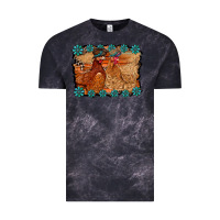 Cloud Black chicken western Vintage Tee - RacoonDesign