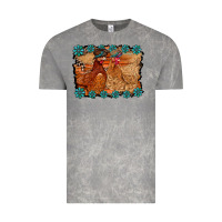Cloud Rock chicken western Vintage Tee - RacoonDesign