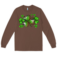 Chestnut st. patricks day shamrocks Long Sleeve Tee - BarkalooDesign