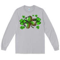 Moon Dust st. patricks day shamrocks Long Sleeve Tee - BarkalooDesign