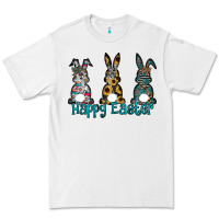 White Happy Easter Premium Tee - CowhideDigitalArt