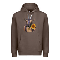 Coffee dark goat Premium Hoodie - RanaPortraitStore