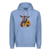 Colony Blue dark goat Premium Hoodie - RanaPortraitStore