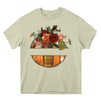 Mossy customize floral pumpkin Heavy Core Tee - BundleAndBundleShop