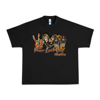 Black peace love dog mama Urban Heavy Tee - RacoonDesign