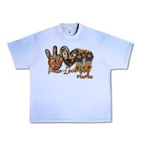 Grape Ice peace love dog mama Urban Heavy Tee - RacoonDesign