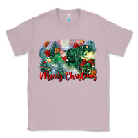 Lilac merry christmas santa polar express Classic Tee - FaDigitalArtStudio