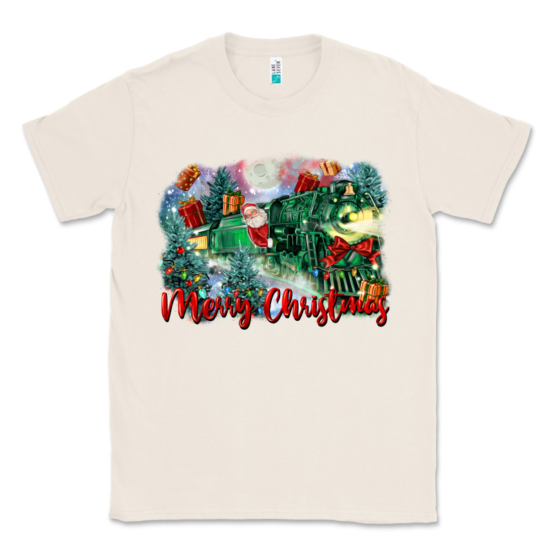 Merry Christmas Santa Polar Express Classic Tee by FaDigitalArtStudio | Teevron
