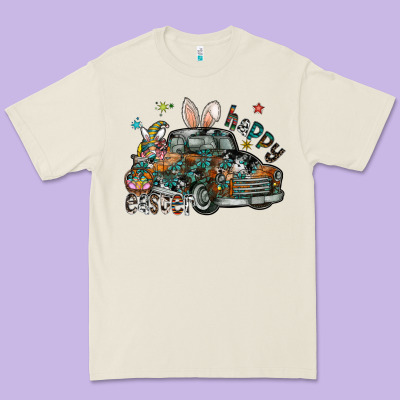Happy Easter Premium Tee Designed By Cowhidedigitalart