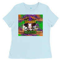 Baby Blue Spooky Heifer Ladies Tee - Artiststas