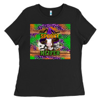 Black Spooky Heifer Ladies Tee - Artiststas