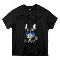 Black Livin' la vida Frenchie Heavy Core Tee - Bettercallsaul