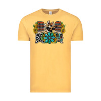 Vintage Mustard dog mom western Vintage Tee - RacoonDesign