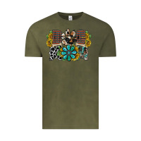 Vintage Olive dog mom western Vintage Tee - RacoonDesign