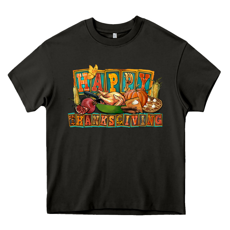 Happy Thanksgiving Heavy Core Tee by FaDigitalArtStudio | Teevron