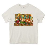 Cream happy thanksgiving Heavy Core Tee - FaDigitalArtStudio