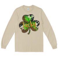 Mushroom st. patricks day lucky shamrock Long Sleeve Tee - BarkalooDesign