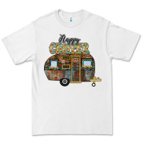 White Happy Camper Premium Tee - CowhideDigitalArt