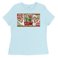 Baby Blue Stink Stank Stunk Ladies Tee - Artiststas