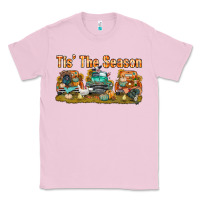 Bubblegum Pink thanksgiving tis' the season with trucks bbs Classic Tee - BundleAndBundleShop