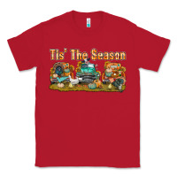Red thanksgiving tis' the season with trucks bbs Classic Tee - BundleAndBundleShop