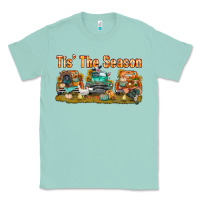 Seafoam thanksgiving tis' the season with trucks bbs Classic Tee - BundleAndBundleShop