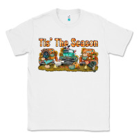 White thanksgiving tis' the season with trucks bbs Classic Tee - BundleAndBundleShop