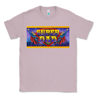 Lilac super dad Classic Tee - BarkalooDesign