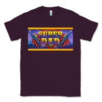 Plum super dad Classic Tee - BarkalooDesign