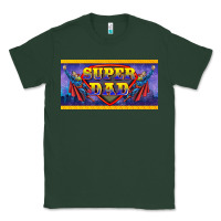 Sports Green super dad Classic Tee - BarkalooDesign