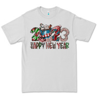 Dove Grey 2023 Happy New Year Premium Tee - CowhideDigitalArt