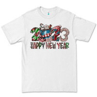 White 2023 Happy New Year Premium Tee - CowhideDigitalArt