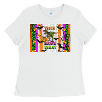 White Trick rawr treat kids bottle Ladies Tee - Artiststas