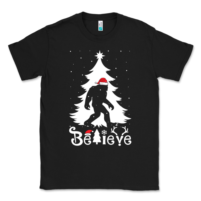 Bigfoot Christmas Shirt Classic Tee by DesigneFamous | Teevron
