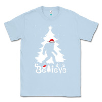 Dusty Blue bigfoot christmas shirt Classic Tee - DesigneFamous
