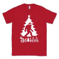 Red bigfoot christmas shirt Classic Tee - DesigneFamous