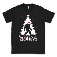 Black bigfoot christmas shirt Classic Tee - DesigneFamous