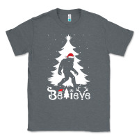 Charcoal Heather bigfoot christmas shirt Classic Tee - DesigneFamous
