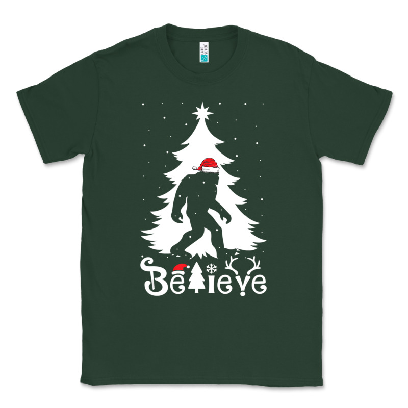 Bigfoot Christmas Shirt Classic Tee by DesigneFamous | Teevron