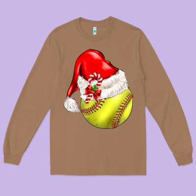 Christmas Sports Long Sleeve Tee Designed By Barkaloodesign
