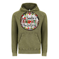 Vintage Olive christmas santas favorite secretary    light Vintage Hoodie - AdoDesignShop