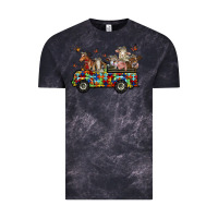 Cloud Black farm animals autism Vintage Tee - RacoonDesign
