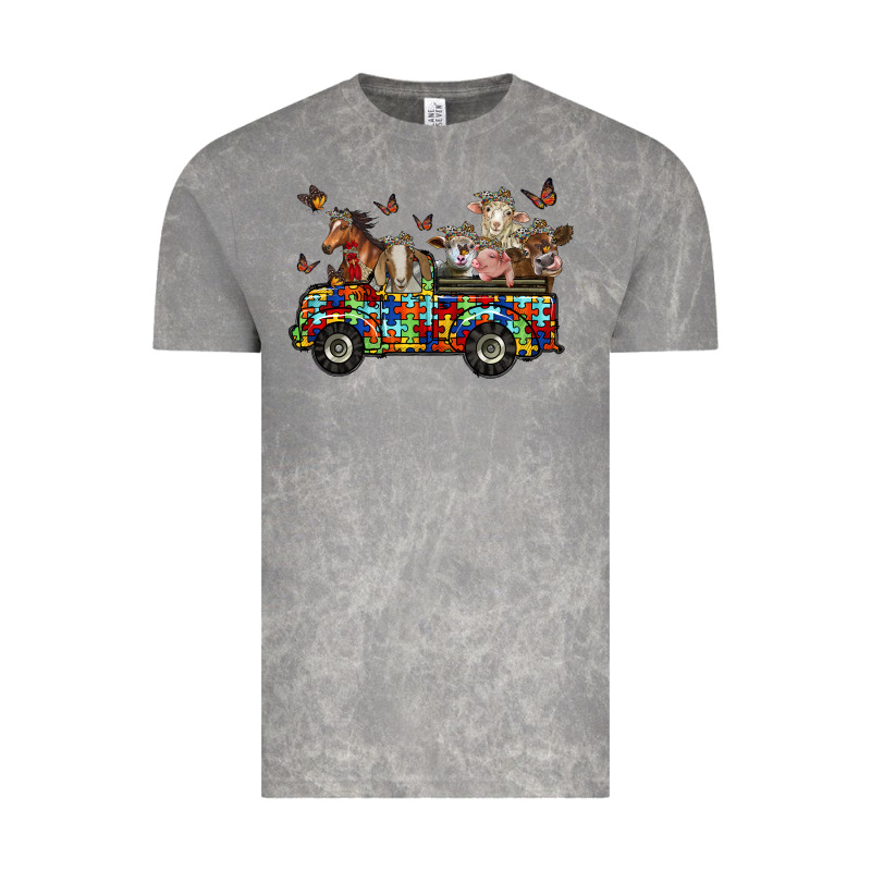 Farm Animals Autism Vintage Tee by RacoonDesign | Teevron