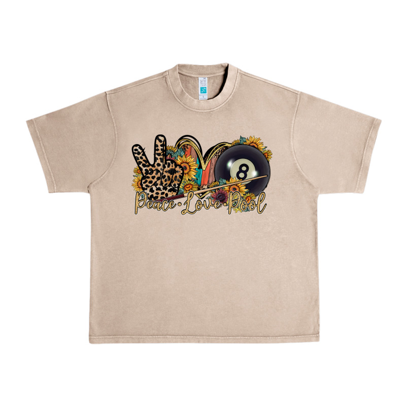 Peace Love Pool Urban Heavy Tee by RacoonDesign | Teevron