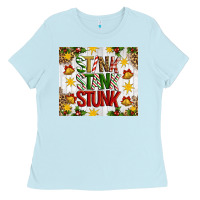Baby Blue Stink stank stunk Ladies Tee - Artiststas