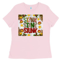 Bubblegum Pink Stink stank stunk Ladies Tee - Artiststas