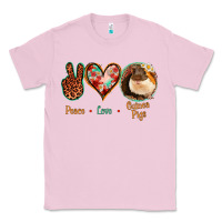 Bubblegum Pink Peace Love Guinea Pigs Classic Tee - Jasminsmagicworld