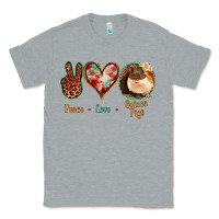 Heather Grey Peace Love Guinea Pigs Classic Tee - Jasminsmagicworld